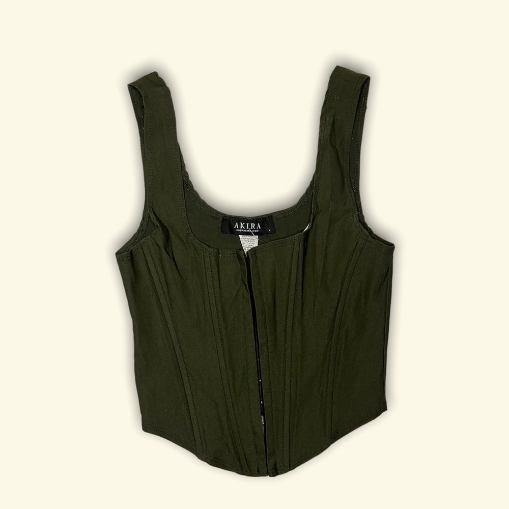 Y2K Green Tank top